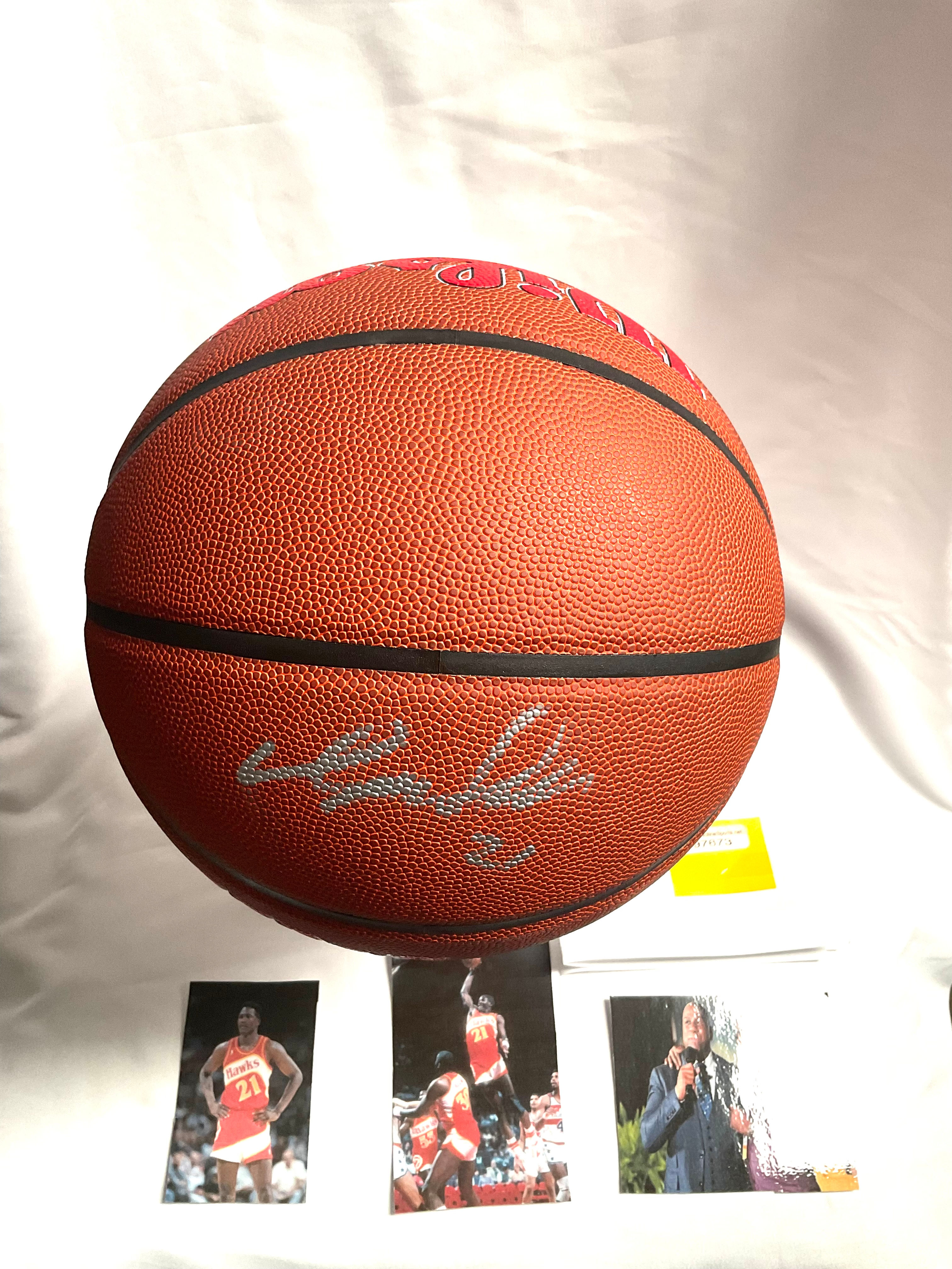 Dominique Wilkins Atlanta Hawks full sized basketball