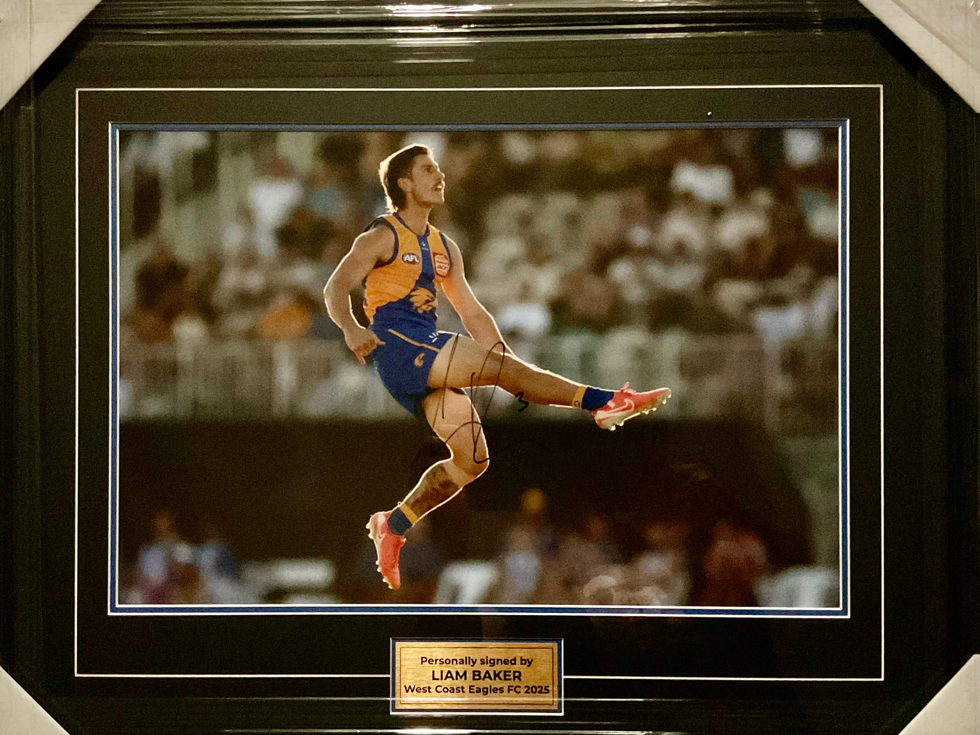 Liam Baker signed and Framed WCE