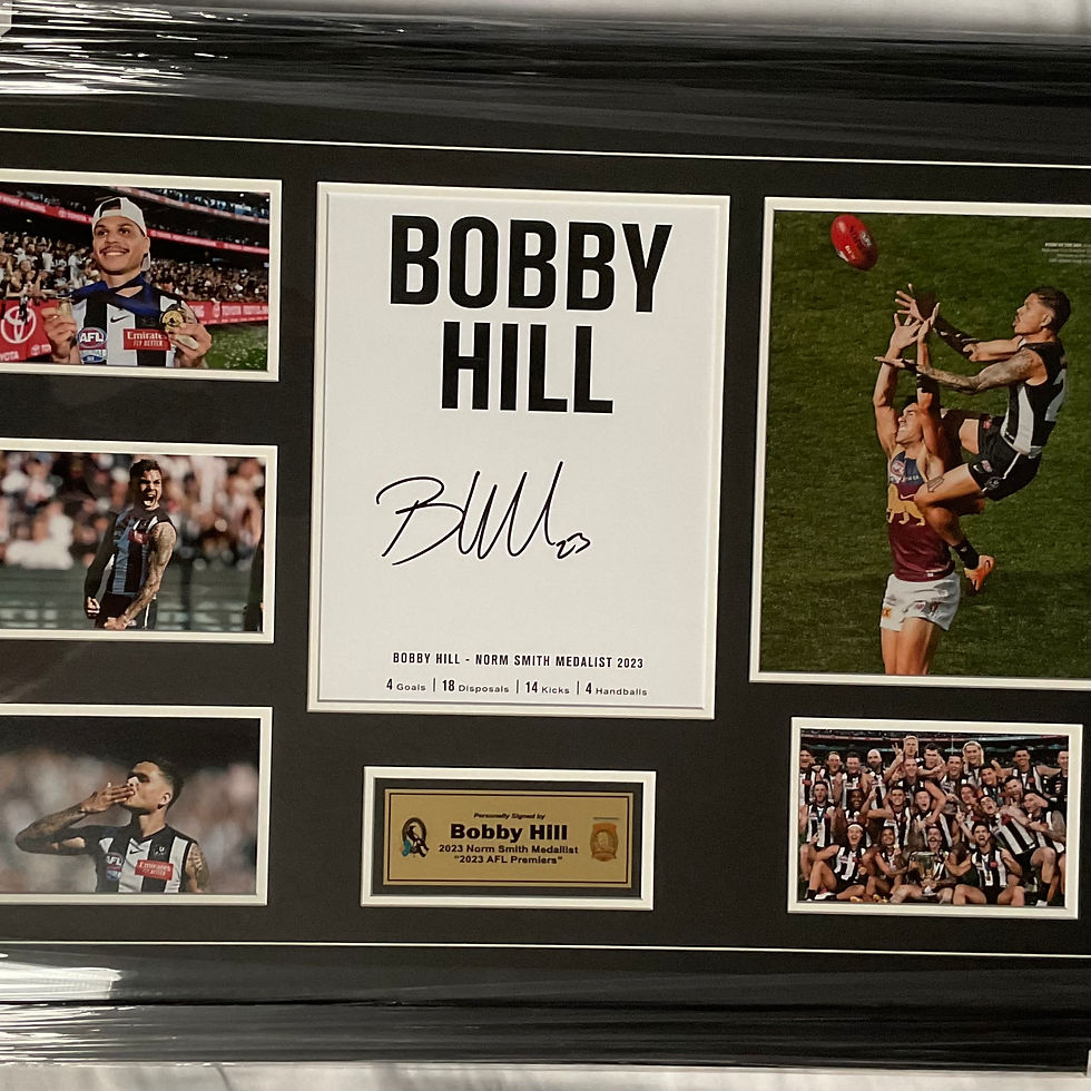 Bobby Hill signed photo collage