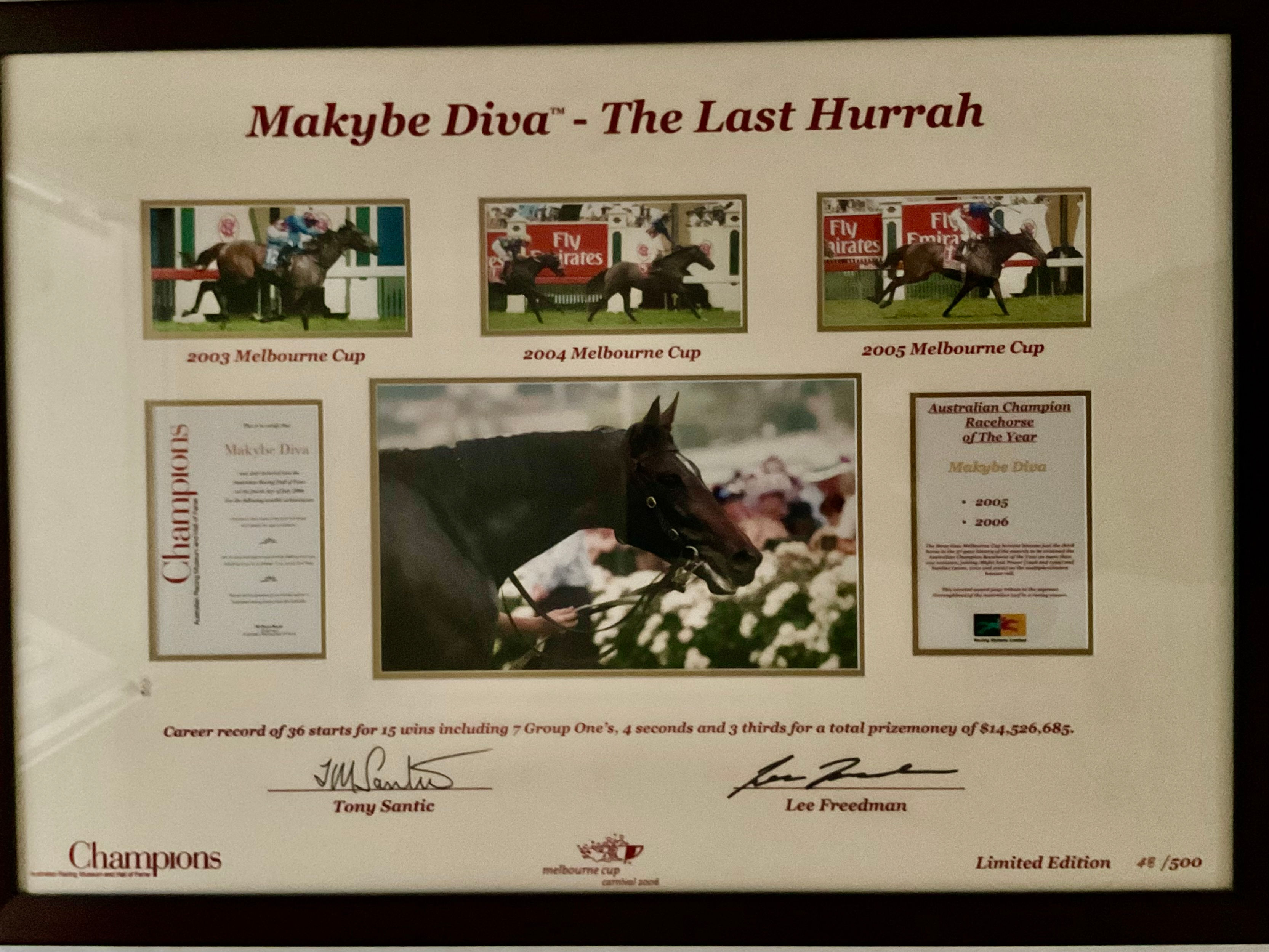 Makybe Diva “The last hurrah”