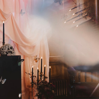 Alternative wedding decor, alt bride aesthetic, gothic wedding inspiration, moody wedding styling, dark romantic wedding, victorian goth wedding, dark academia wedding theme, literary wedding decor, frankenstein wedding aesthetic, wuthering heights wedding, spooky chic wedding, haunted mansion wedding vibes, maximalist wedding decor, curiosities wedding, cabinet of curiosities decor, dark floral wedding, whimsical goth wedding, dark vintage wedding, moody reception decor, till death do us part wedding, moody tablescape ideas, victorian medical wedding, cottagegoth wedding, moody moorland wedding.