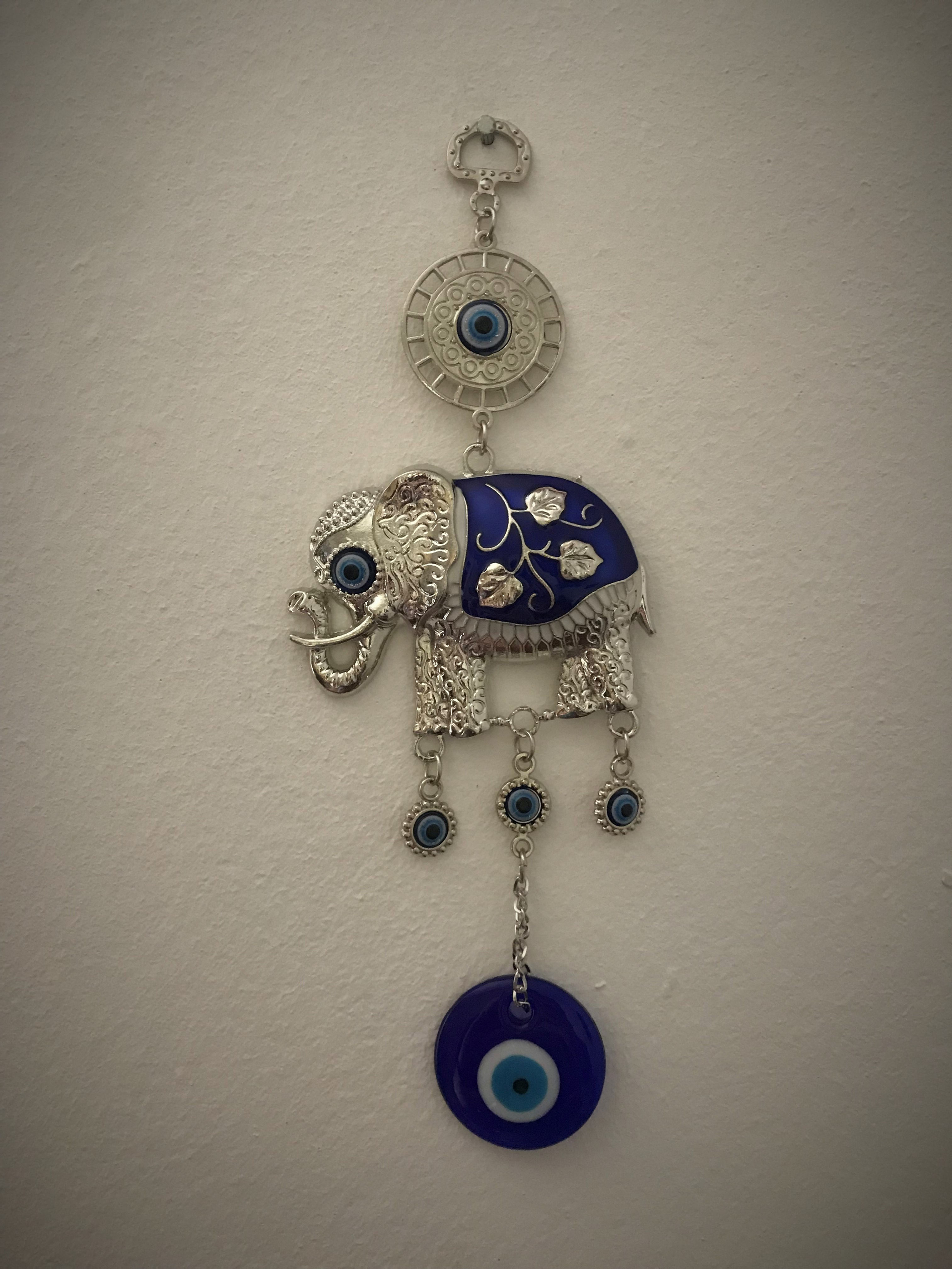 Large Evil-Eye/Indian Elephant, Wall-Hanging
