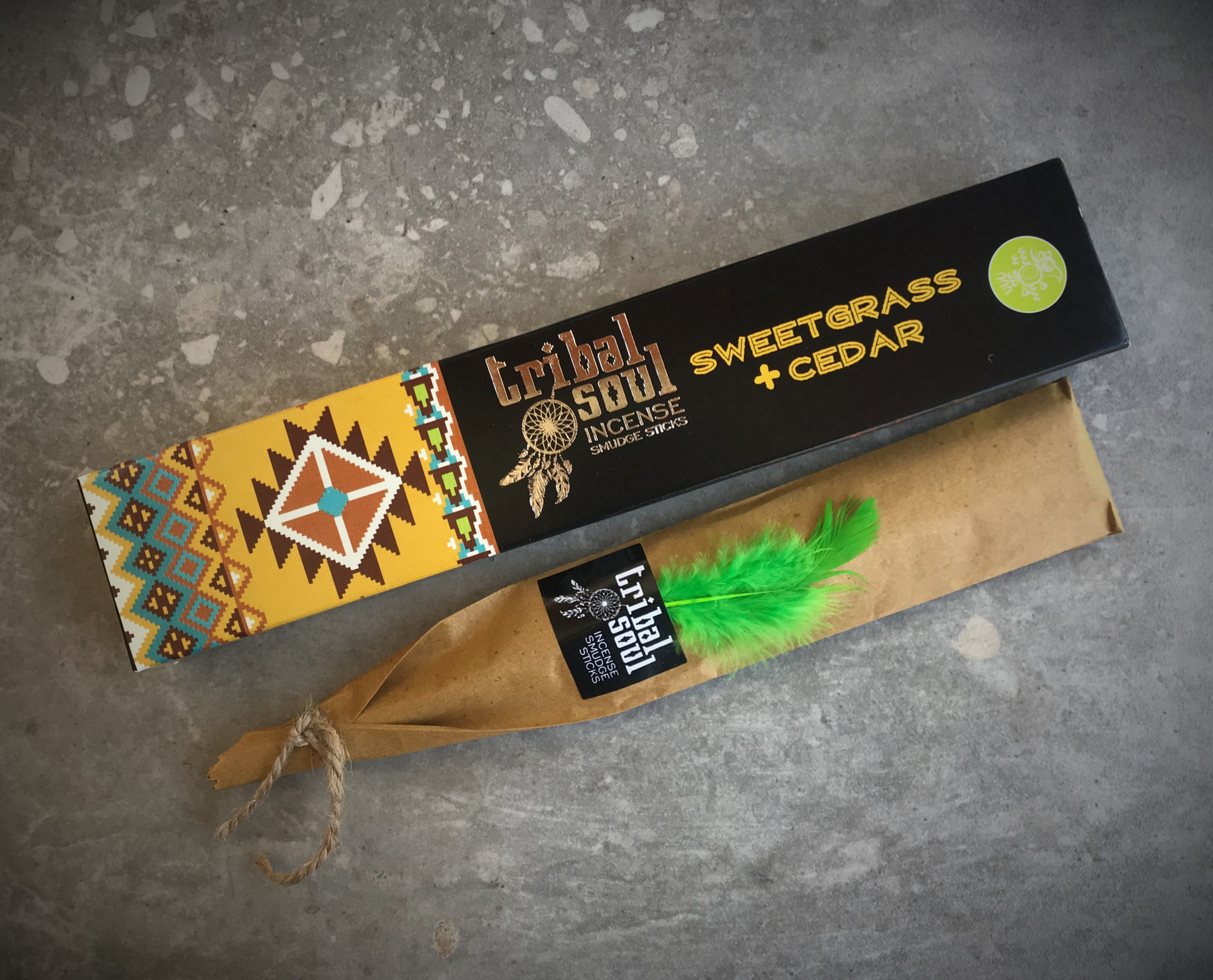 Tribal Soul-Incense Sticks - Sweetgrass+Cedar