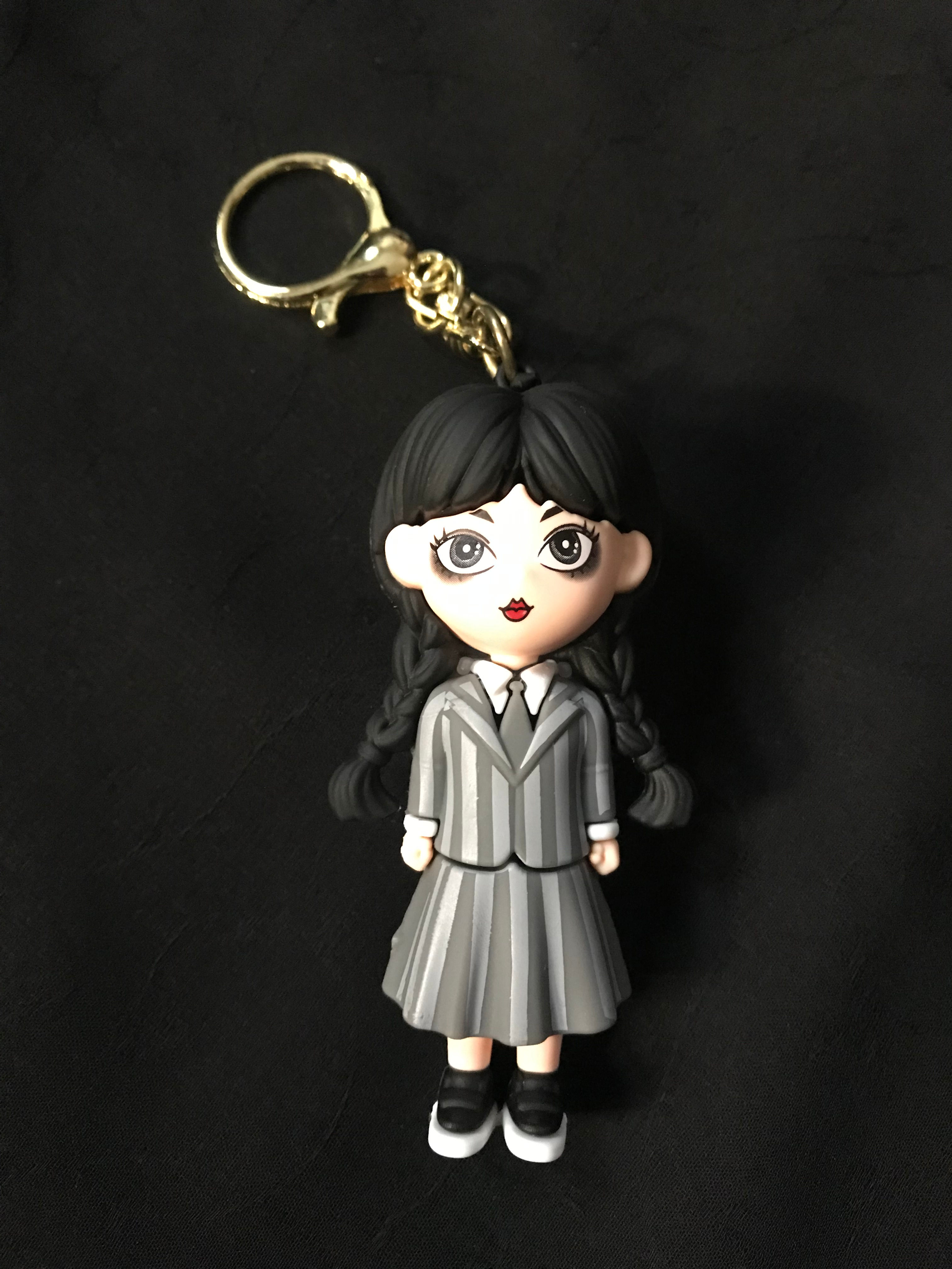 Wednesday Addams, Keyring - (8cm)