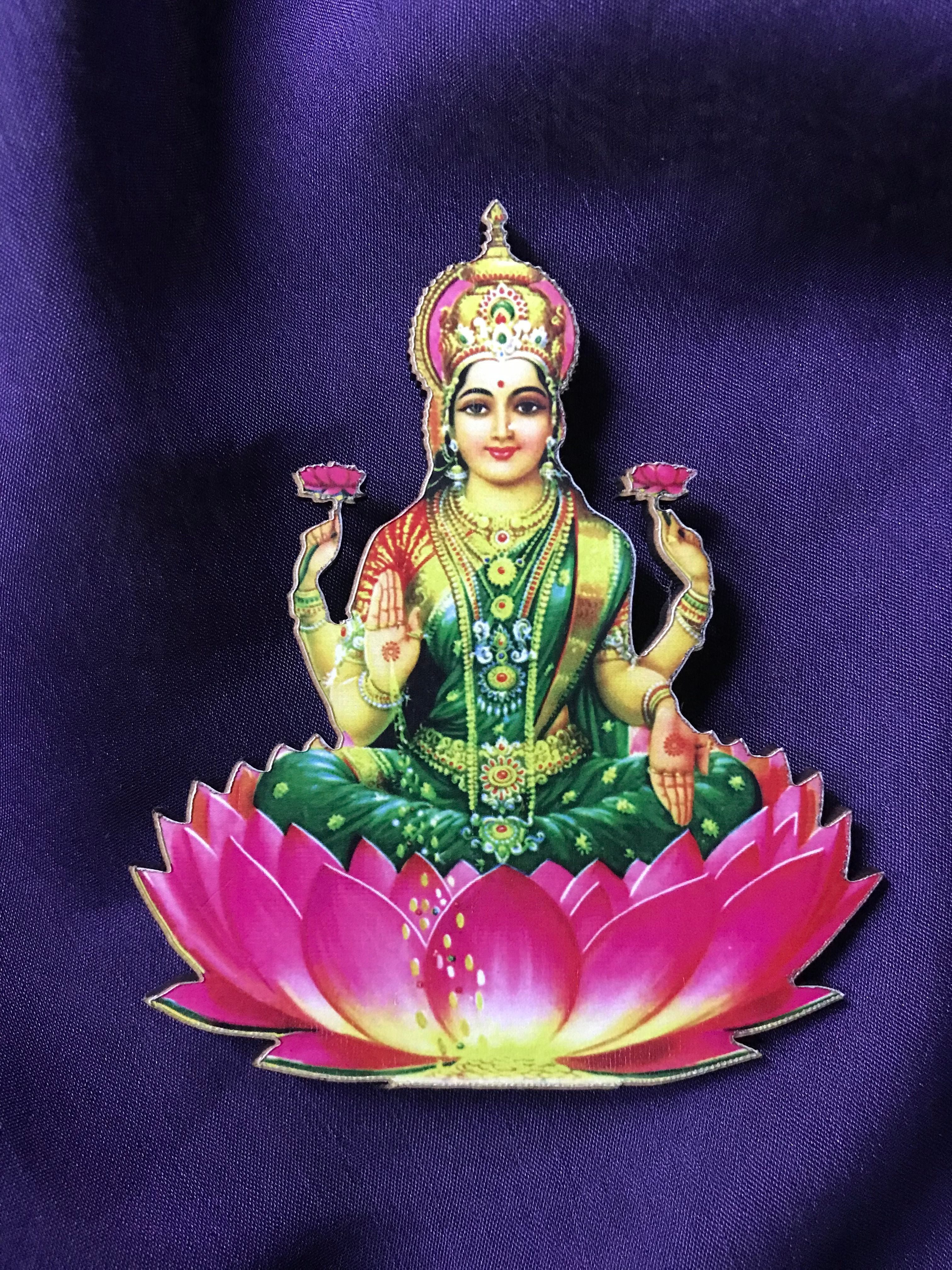 Lakshmi Magnet - (10cm x 8cm)