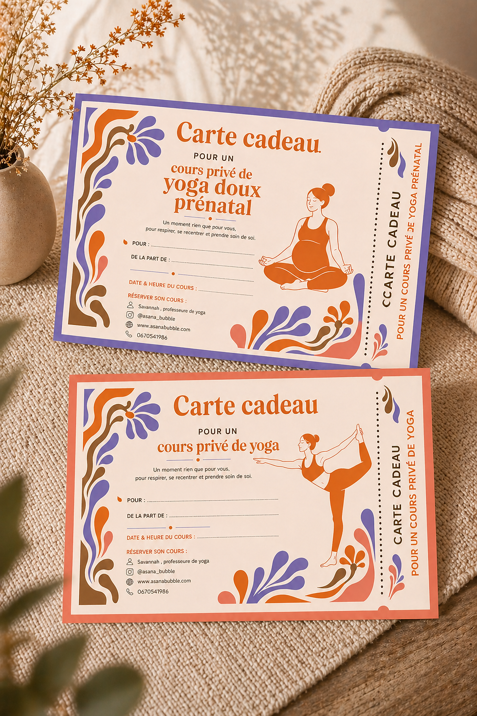 carte cadeau yoga