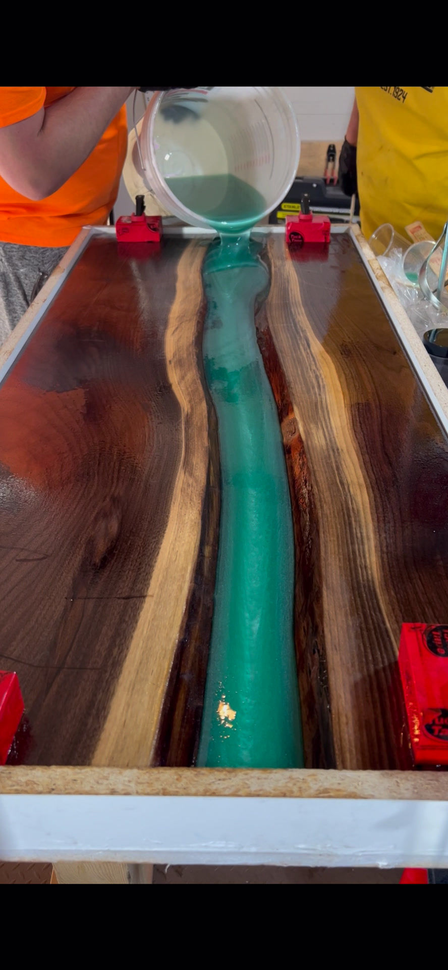 Thumbnail: Emerald Epoxy River Table