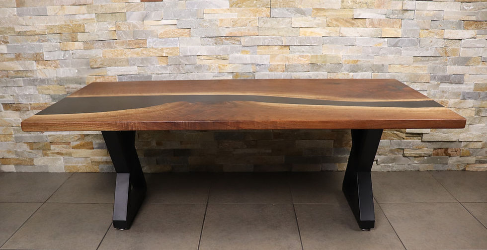 Thumbnail: Matte Black Epoxy River Table