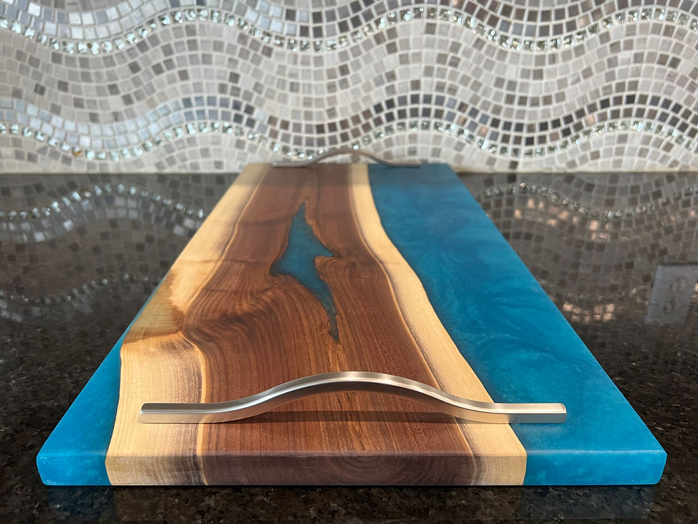 Thumbnail: Caribbean Blue River Charcuterie Board