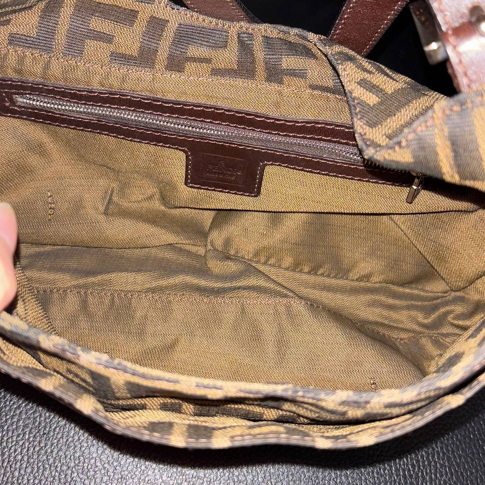 Thumbnail: Fendi Mamma Zucca Shoulder Bag