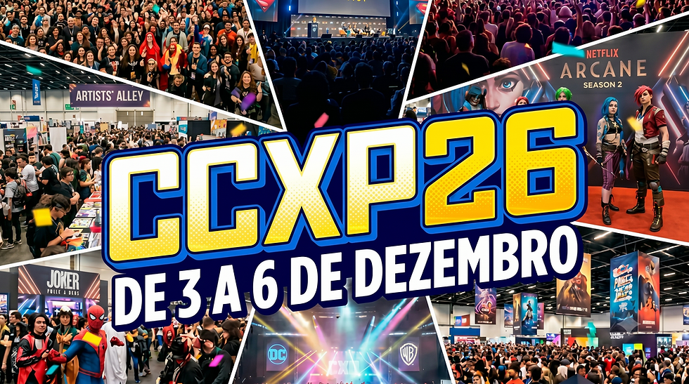 🦸♀️Excursão CCXP 2026 (Campinas, Indaiatuba, Valinhos, Vinhedo, Louveira, Jundiaí) 🦸♀️