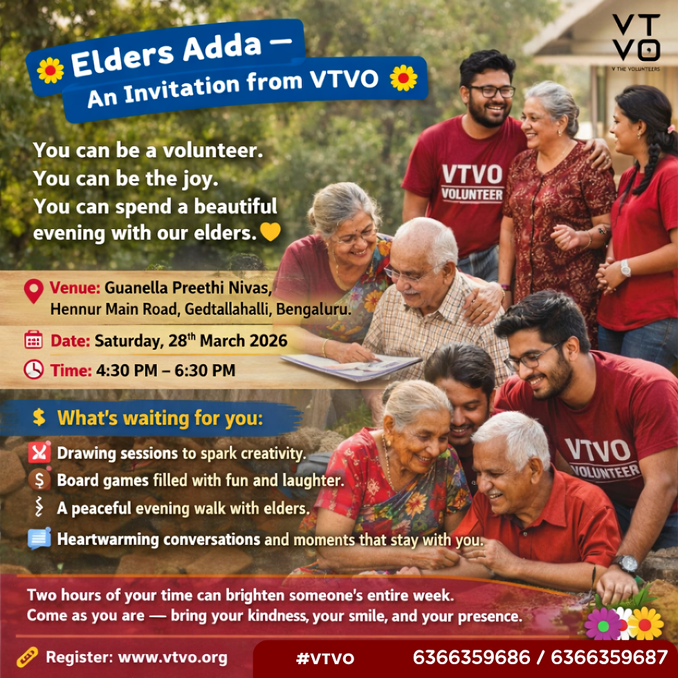 Bengaluru : Elders Adda @ Guanella Preethi Nivas