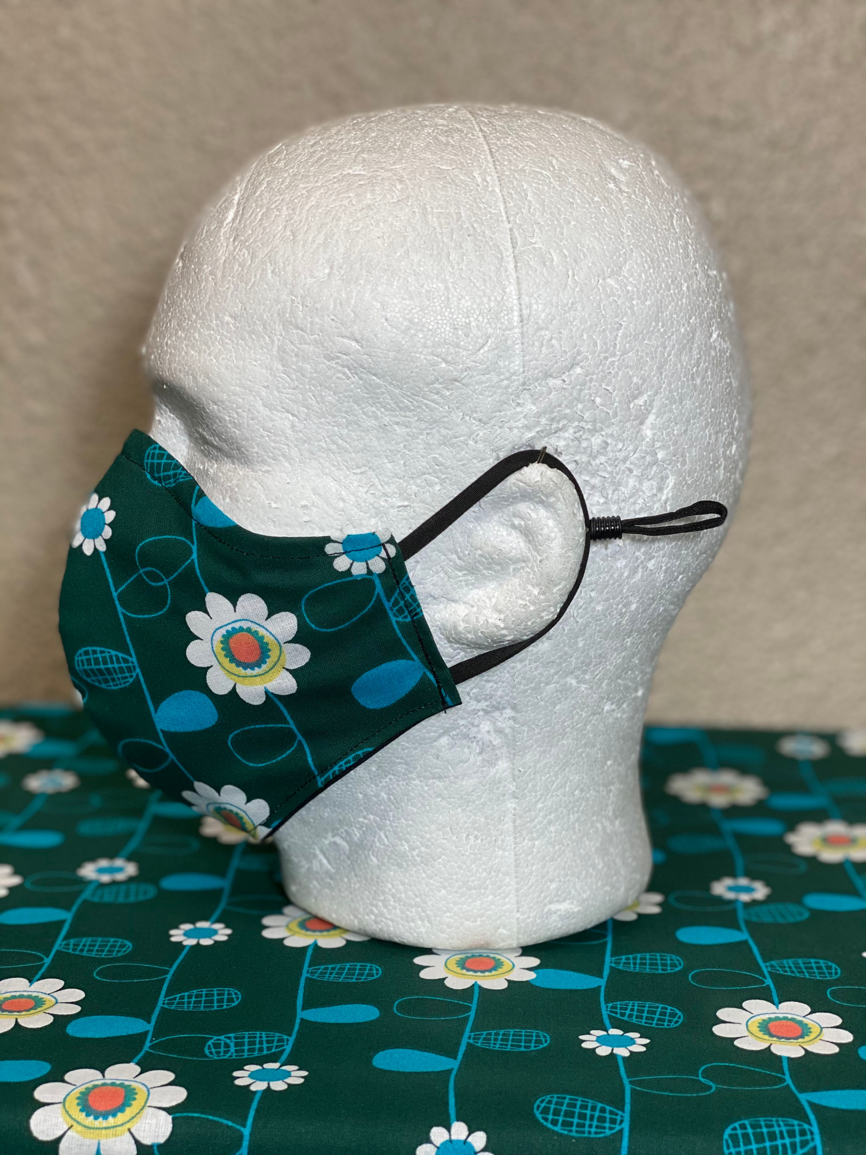 Floral print Face Mask CONE SHAPE STYLE