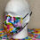 Thumbnail: Floral print Face Mask PLEATED STYLE