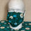 Thumbnail: Floral print Face Mask PLEATED STYLE