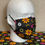 Thumbnail: Floral print Face Mask PLEATED STYLE