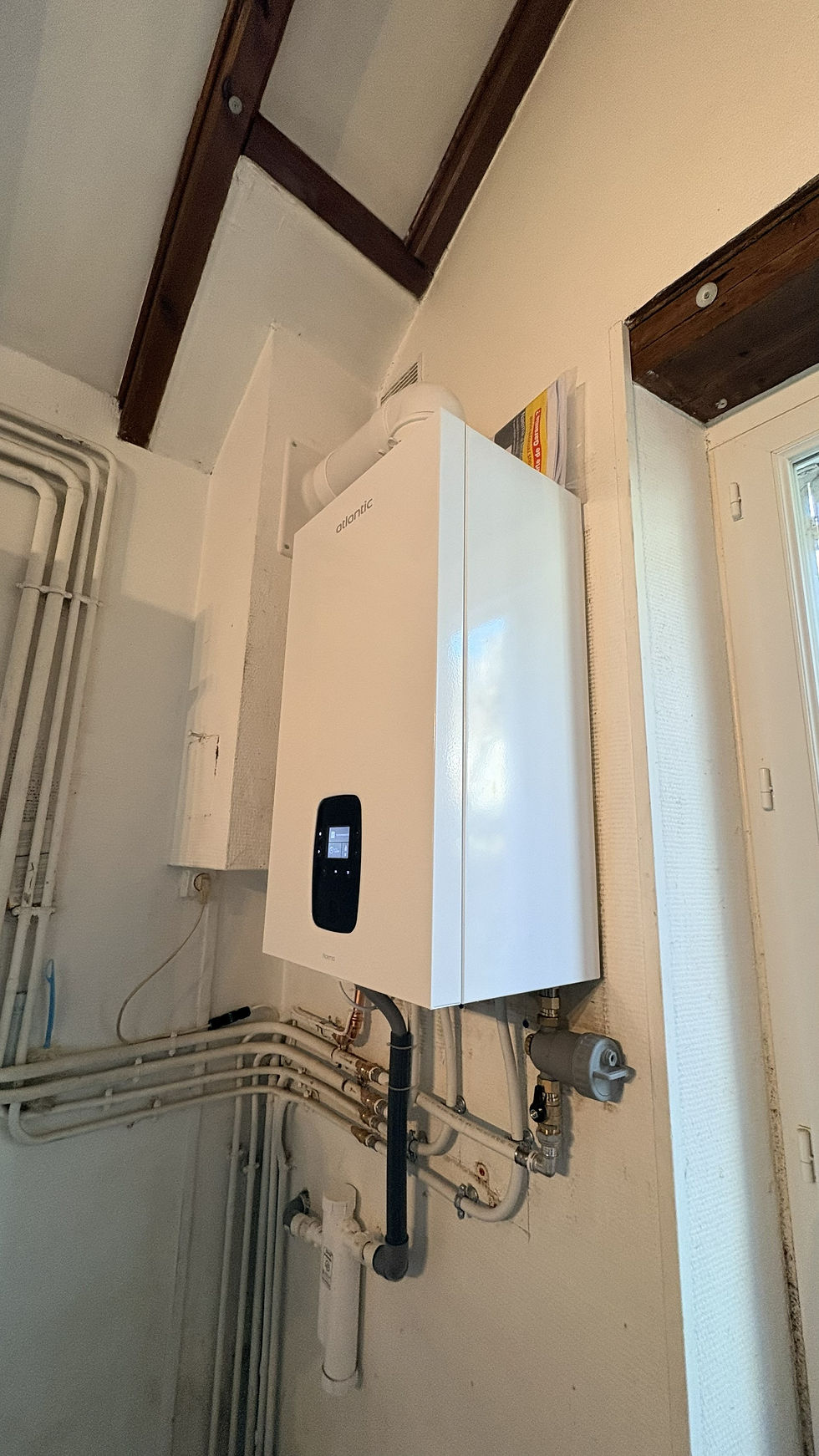 Remplacement chaudière gaz Cognac – installation Atlantic Naema 3 terminée