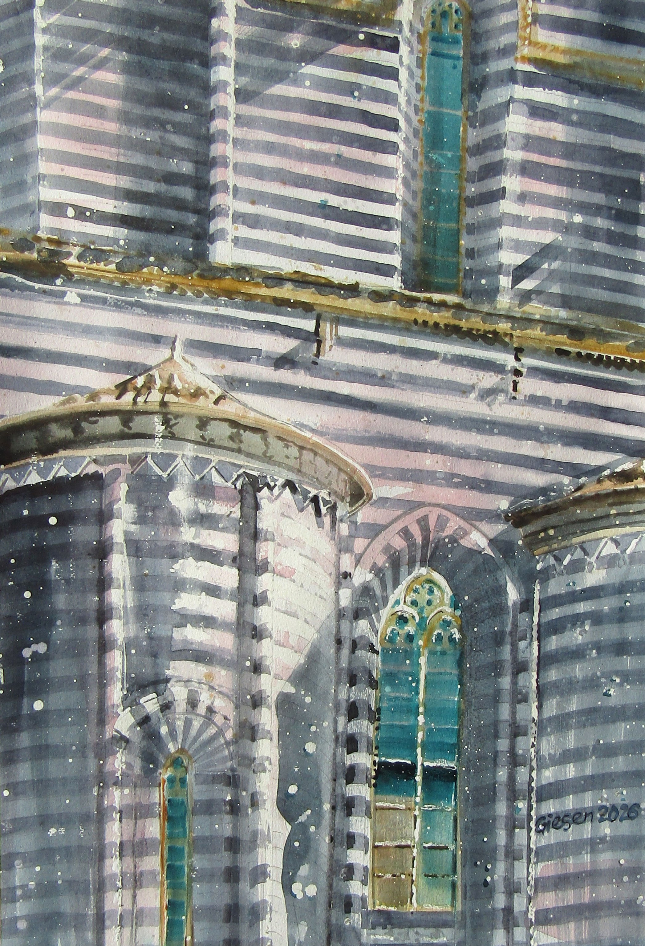 Orvieto Duomo, north face