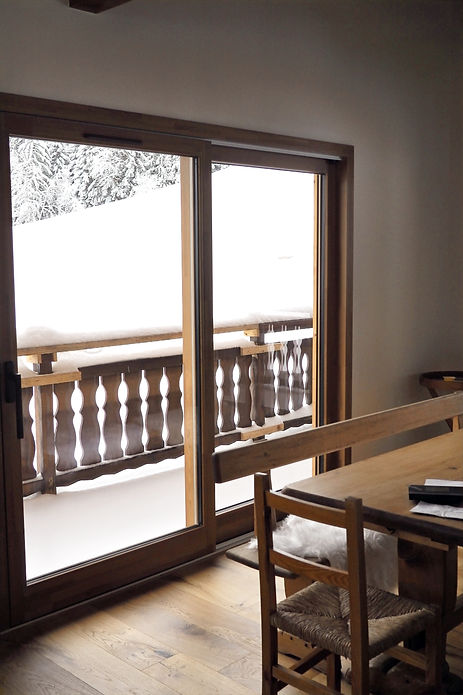 Vue intérieure, permis de construire Combloux