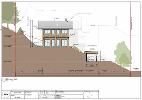 Elévation permis de construire