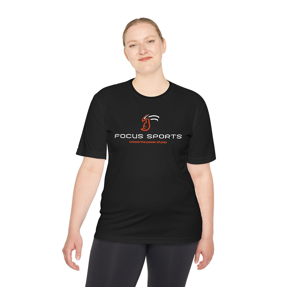 Thumbnail: Focus Sports Unisex Moisture Wicking Tee - Unlock the Power of Play