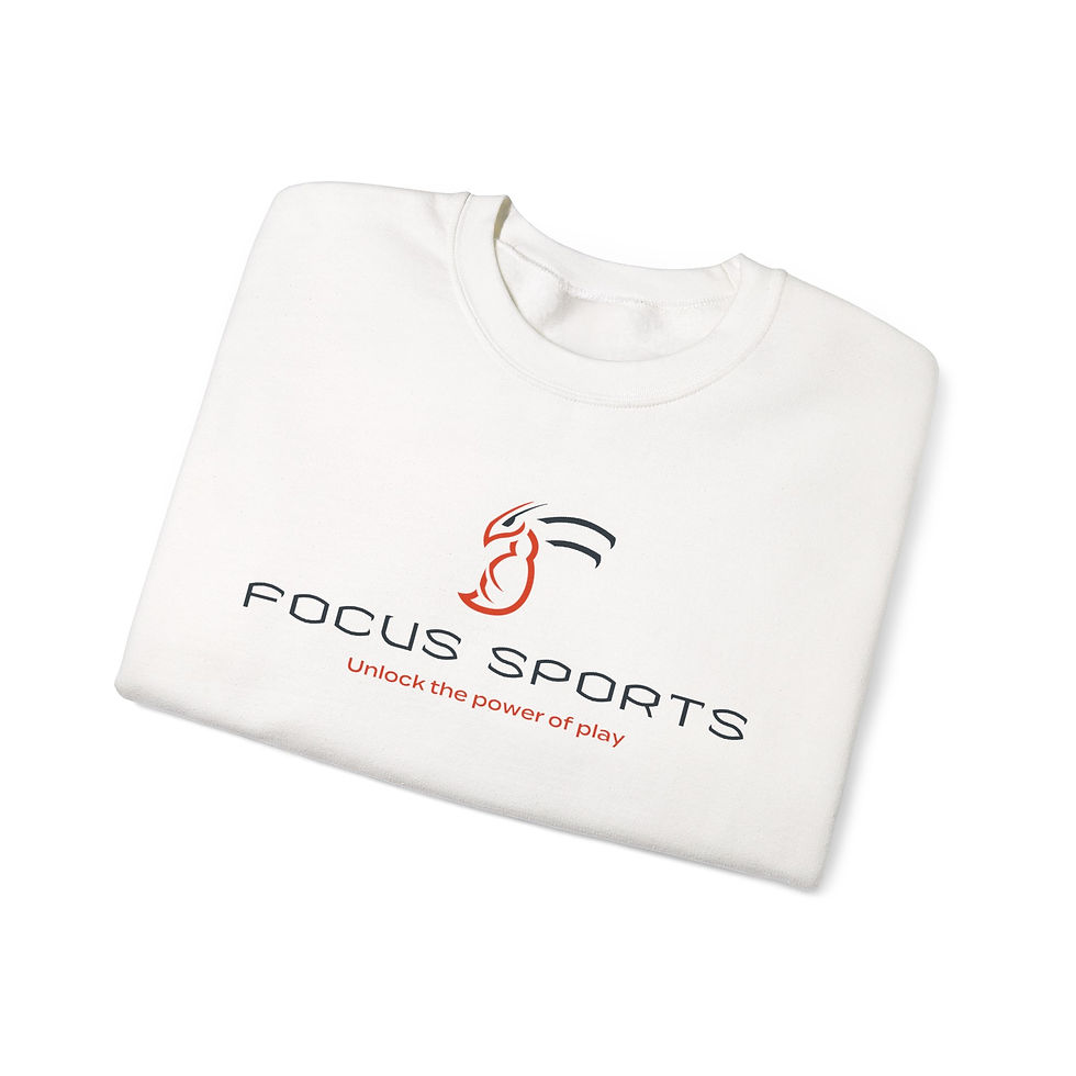 Thumbnail: Focus Sports Unisex Heavy Blend™ Crewneck Sweatshirt - Unlock the Power of Play