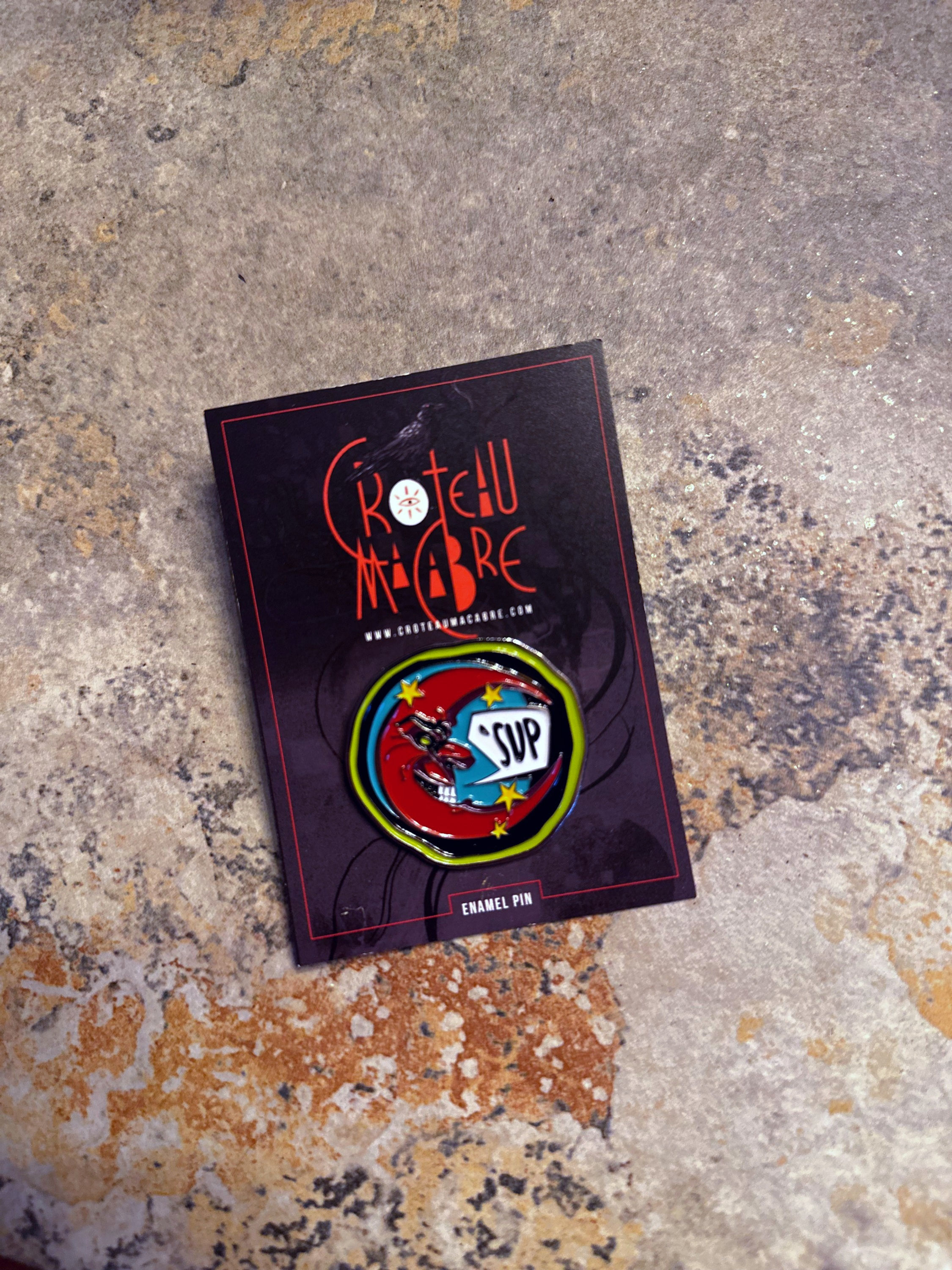 'Sup' Soft Enamel Pin