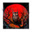 Thumbnail: ‘Ascalaphus’ (2022) Framed Blood Moon VARIANT Print