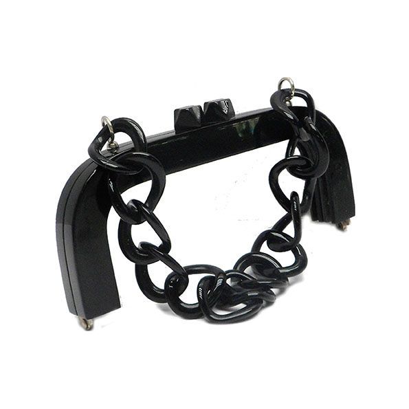 Black Plastic Frame with Chain
