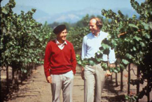 Miljenko and Austin in the vineyards