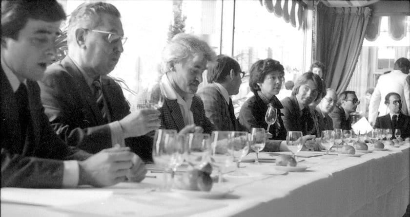 1976 Judgment of Paris - Judges Table