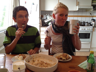 Gustavo's crumble apple pie