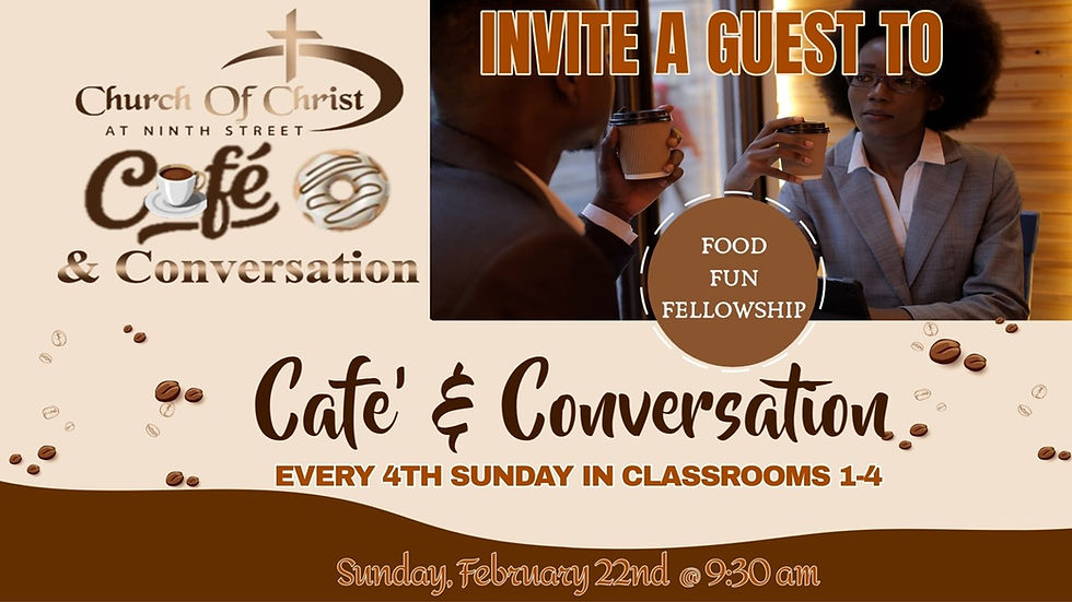 Cafe' & Conversation