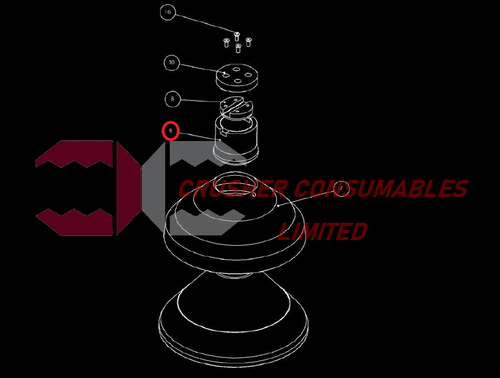 マック 90KH411 New Mack THRUSHAFT - same as PAI BAS-2295