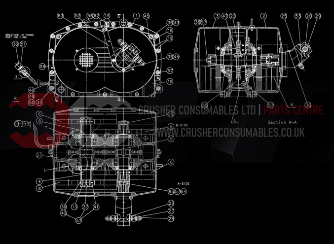 7041871500 GEARWHEEL TO SUIT 942756 | METSO® / NORDBERG | Crusher  