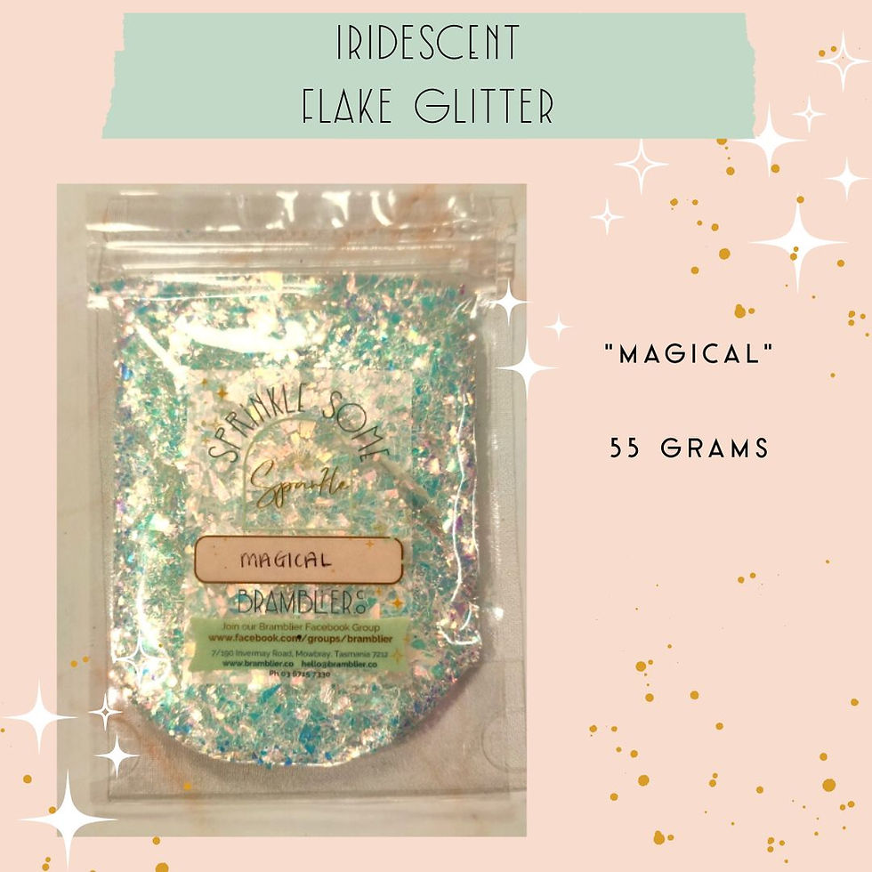 Thumbnail: Iridescent Sparkling Chunky Glitter - 55grams