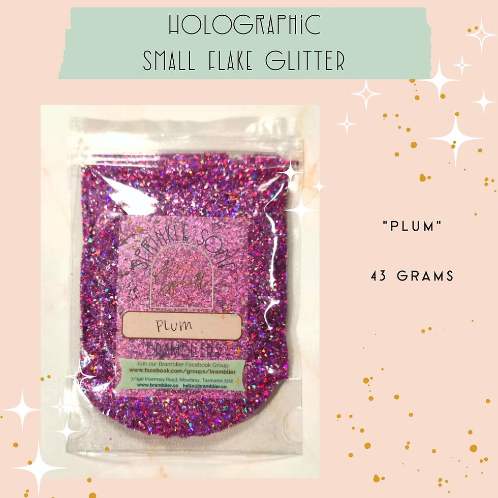 Thumbnail: Holographic Small Flake Glitter - 43 grams