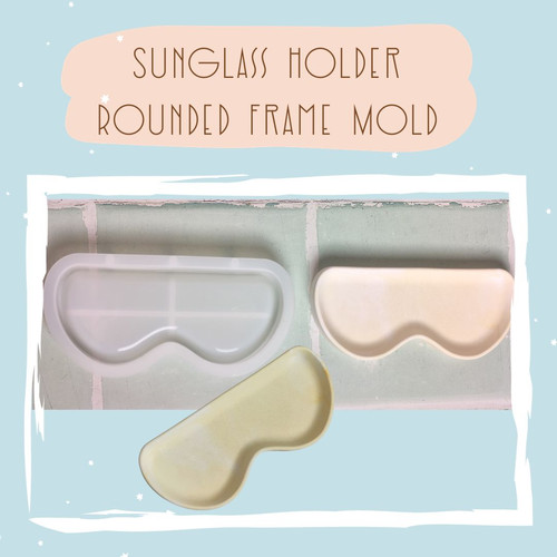 Sunglass holder round frame tray mold Silicone Mold Bramblier
