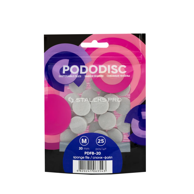 Staleks File Sponges Refill Pads For Pododisc M (25 pc)