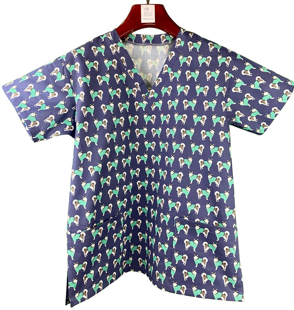 Thumbnail: CUSTOM SCRUB TOP - Design your own
