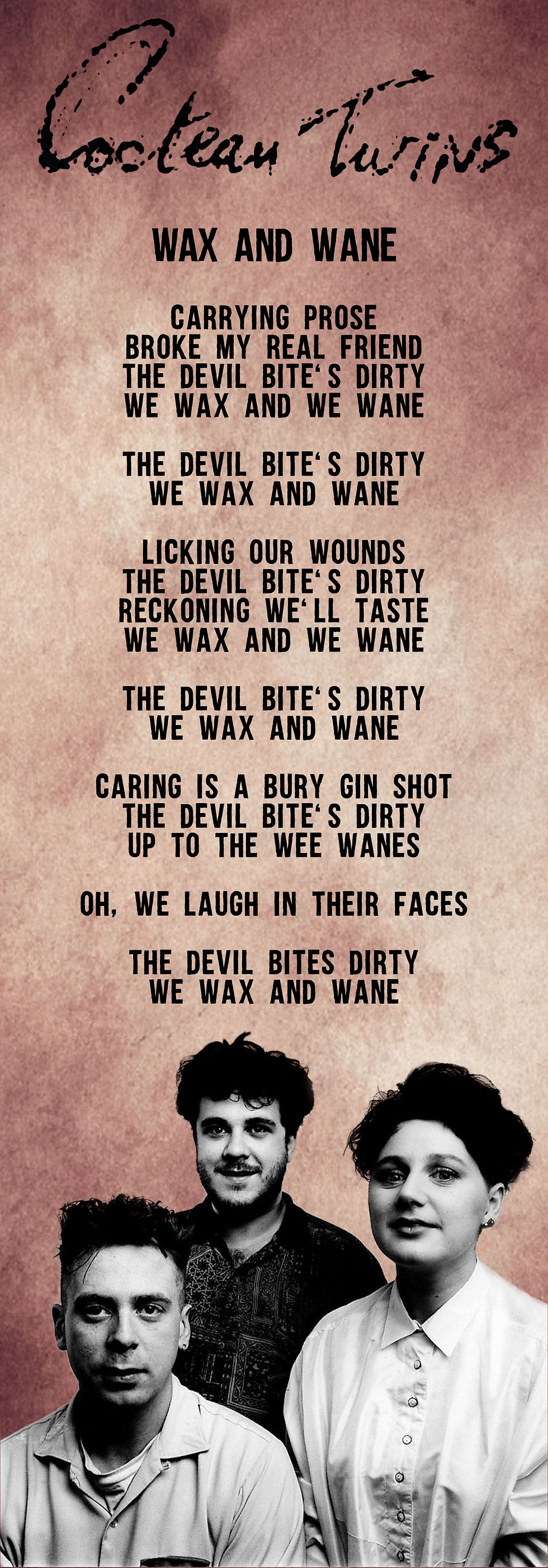 COCTEAU TWINS WAX AND WANE LYRIC