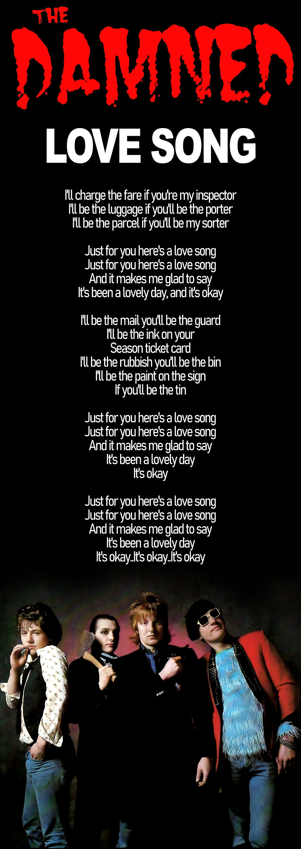 THE DAMNED LOVE SONG 2 LYRIC