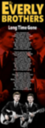 THE EVERLY BROTHERS LONG TIME GONE LYRIC