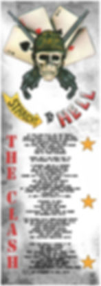 THE CLASH STRAIGHT TO HELL LYRIC