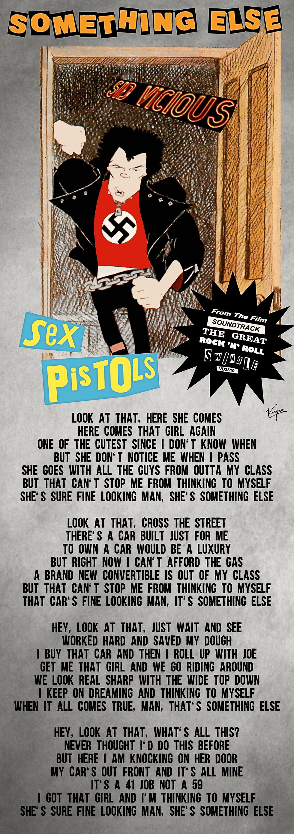 SEX PISTOLS SOMETHING ELSE LYRIC