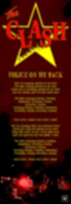 THE CLASH POLICE ON MY BACK LYRIC