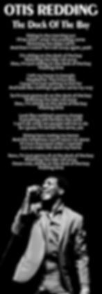 OTIS REDDING DOCK OF THE BAY LYRIC