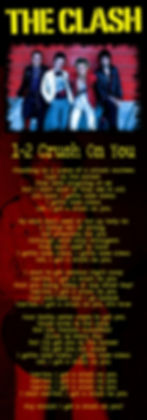 THE CLASH 1-2 CRUSH LYRIC