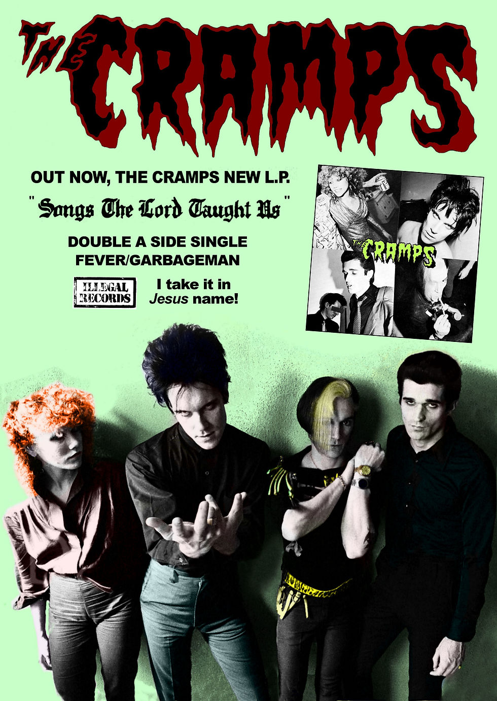 THE CRAMPS SONGS POSTER