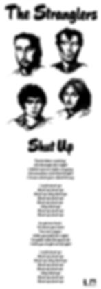 THE STRANGLERS SHUT UP LYRIC